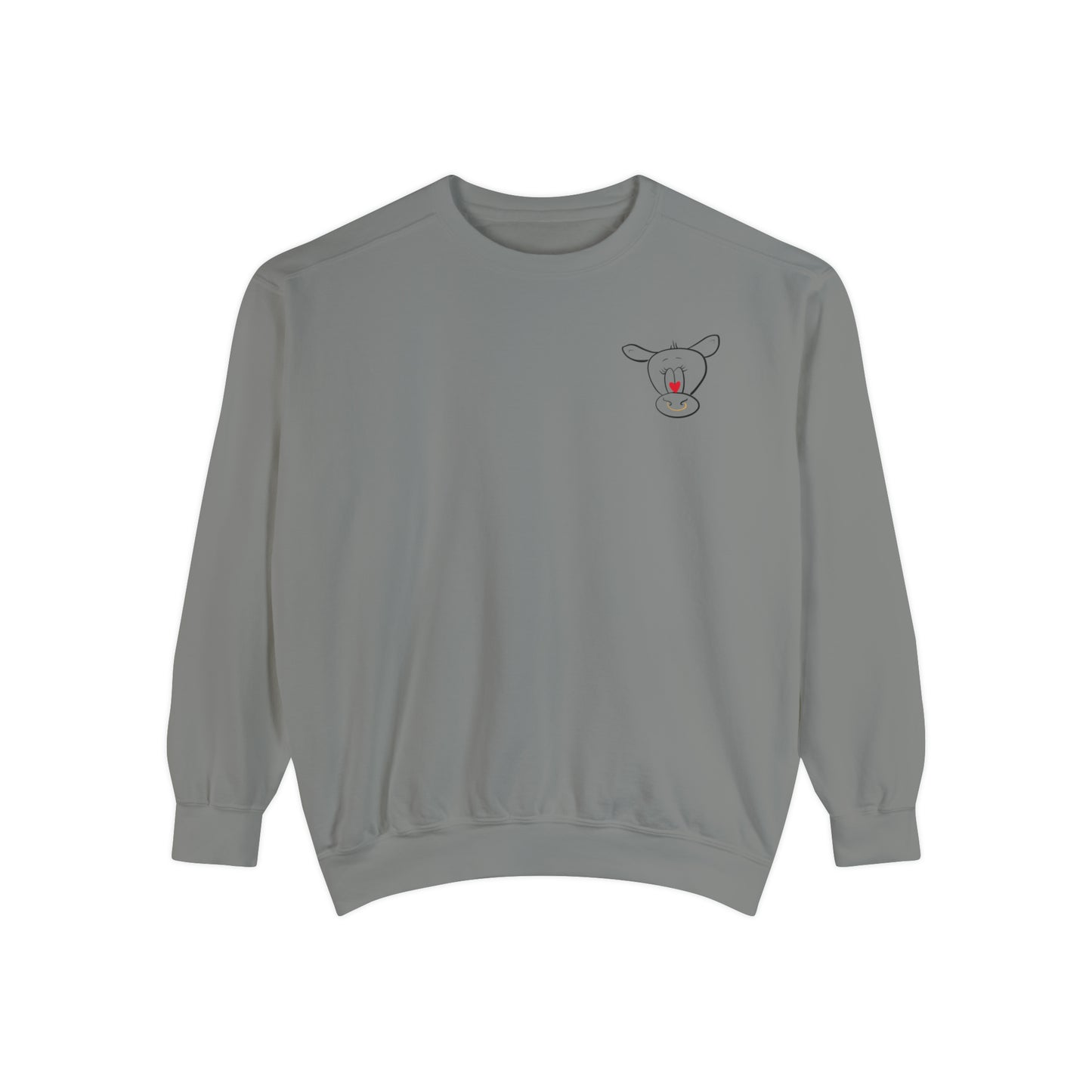 Unisex Cow Doodle Graphic Sweatshirt