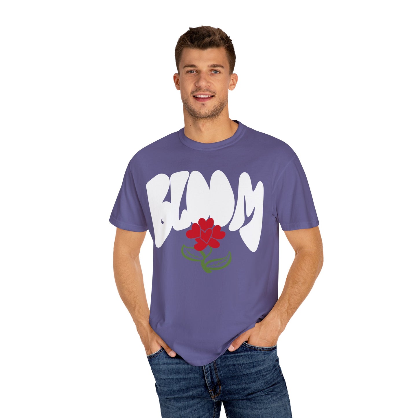 Unisex Flowers in Bloom Doodle Graphic Tee