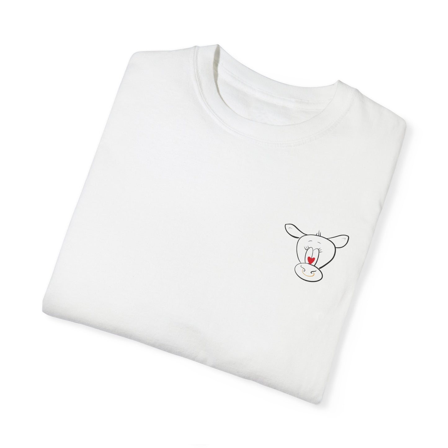 Unisex Cool Cow Doodle Graphic Tee
