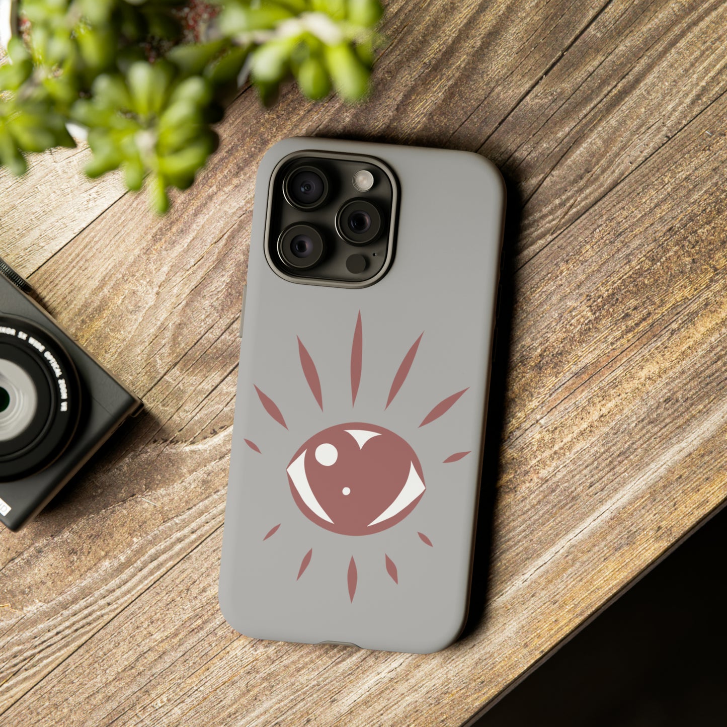 Eye Heart Doodle Graphic Phone Case