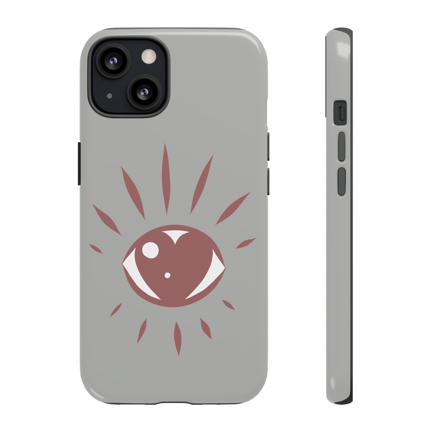 Eye Heart Doodle Graphic Phone Case