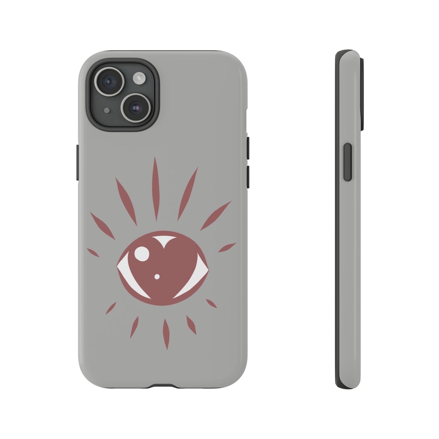 Eye Heart Doodle Graphic Phone Case