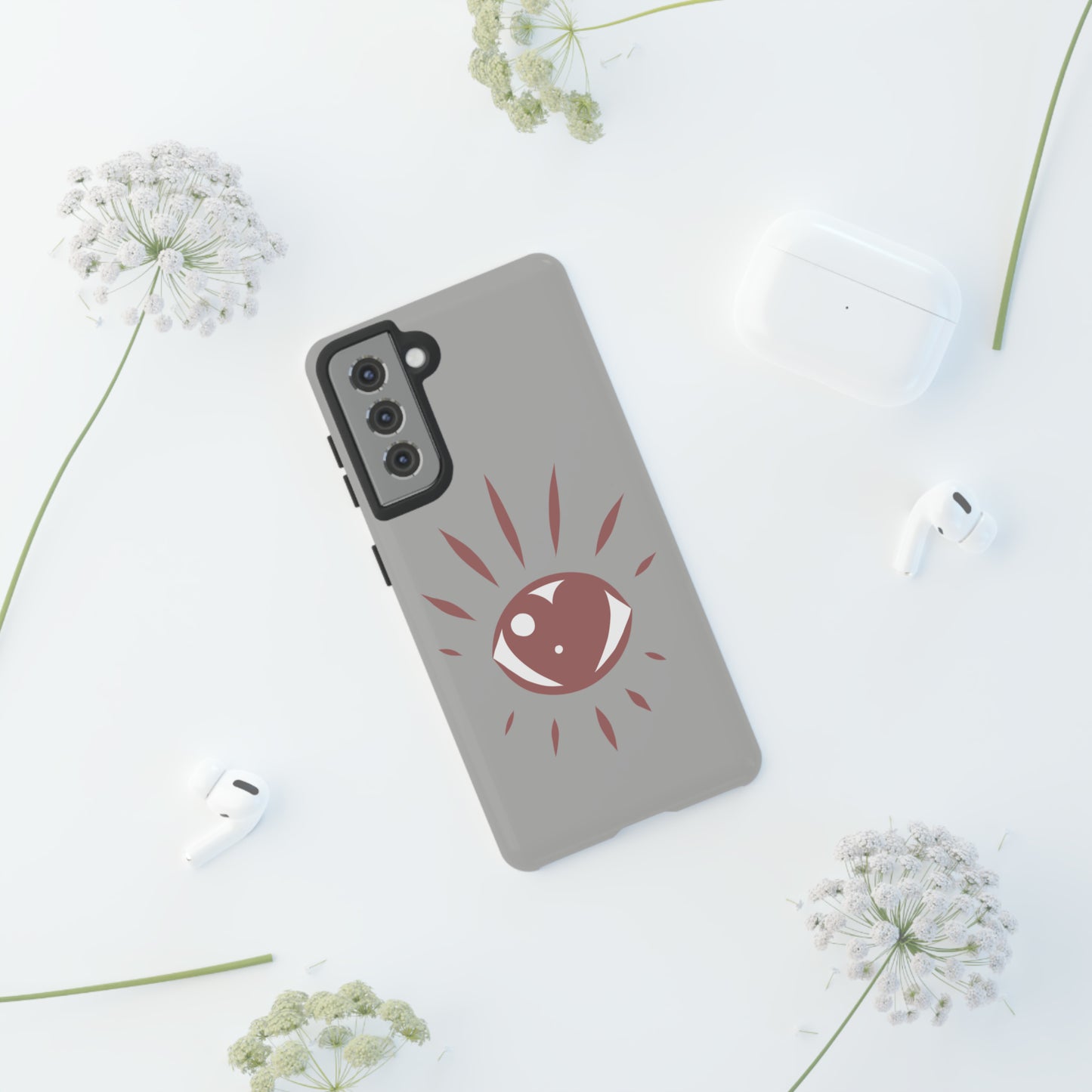 Eye Heart Doodle Graphic Phone Case