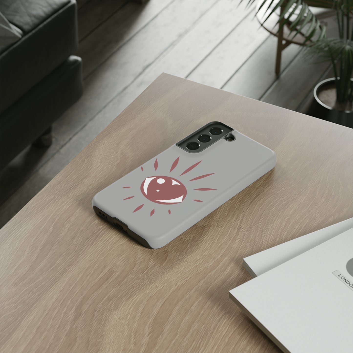 Eye Heart Doodle Graphic Phone Case