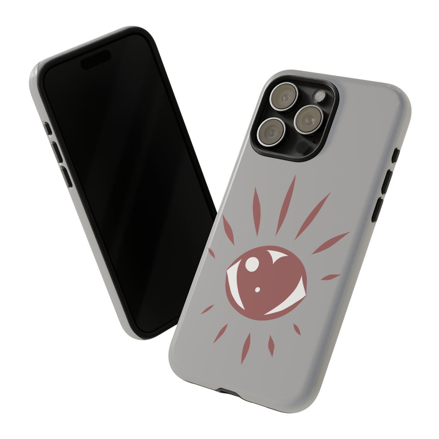 Eye Heart Doodle Graphic Phone Case