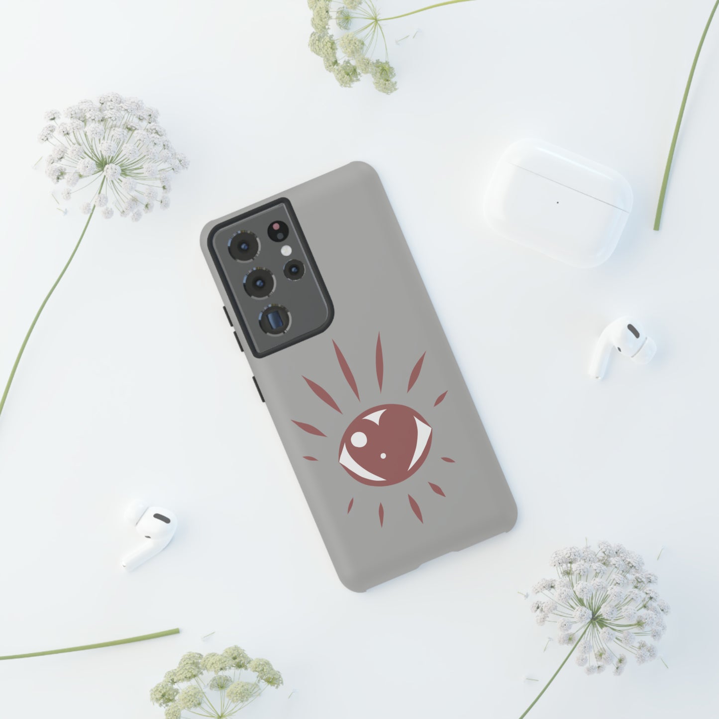 Eye Heart Doodle Graphic Phone Case