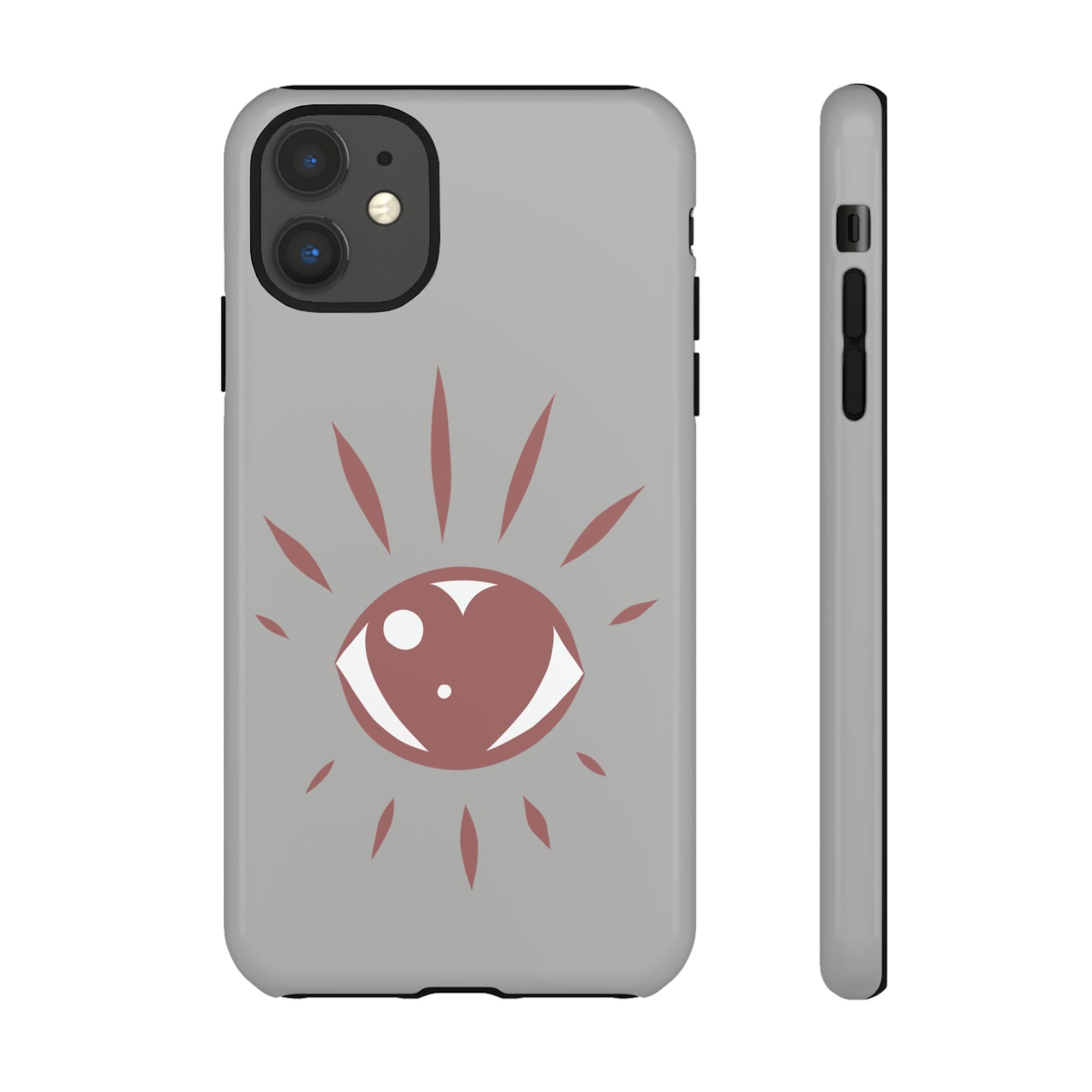 Eye Heart Doodle Graphic Phone Case