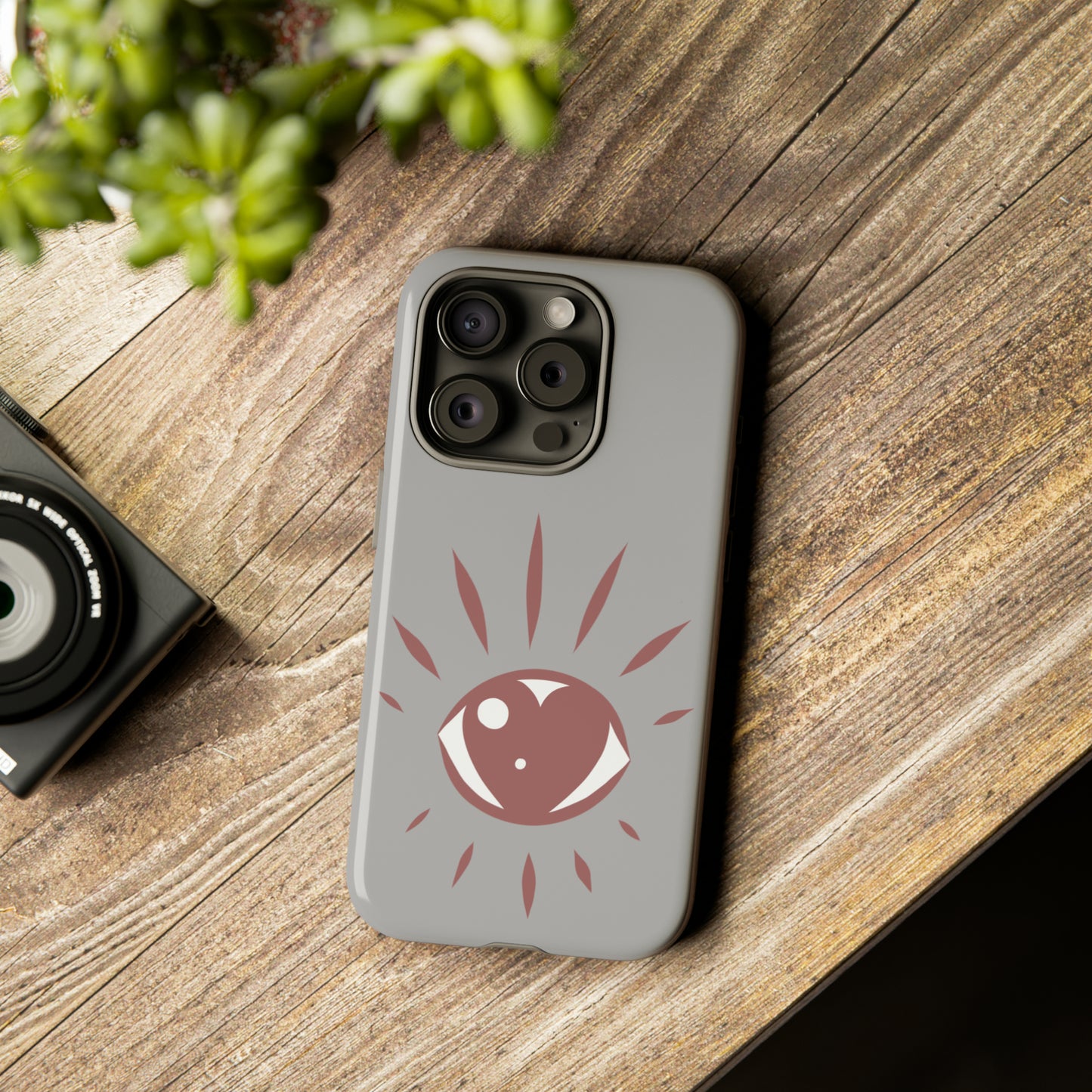 Eye Heart Doodle Graphic Phone Case