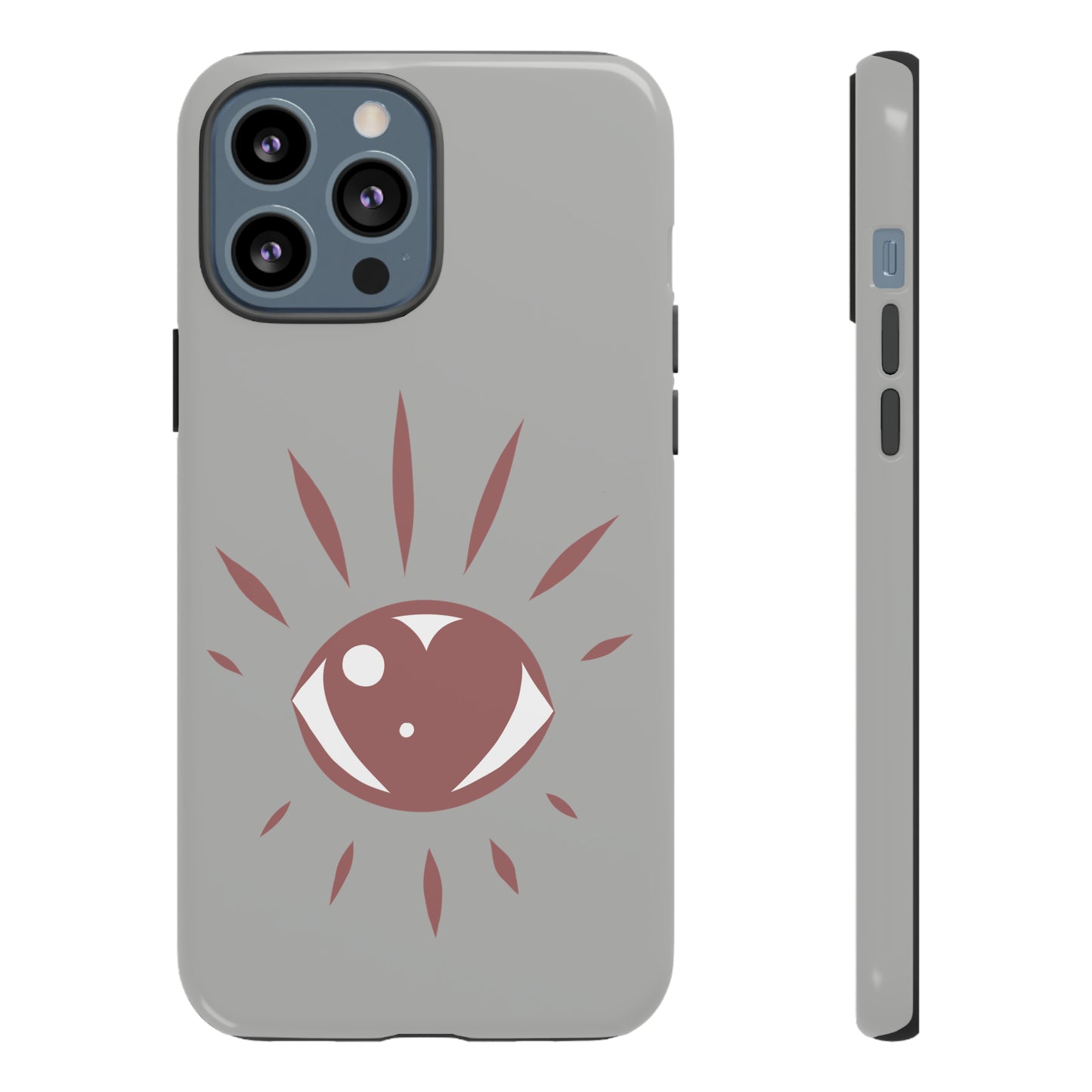 Eye Heart Doodle Graphic Phone Case