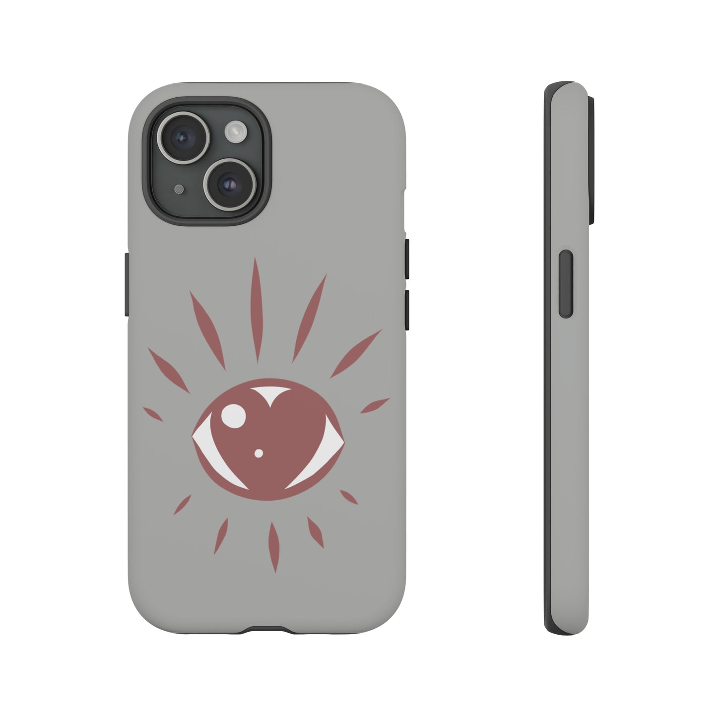 Eye Heart Doodle Graphic Phone Case