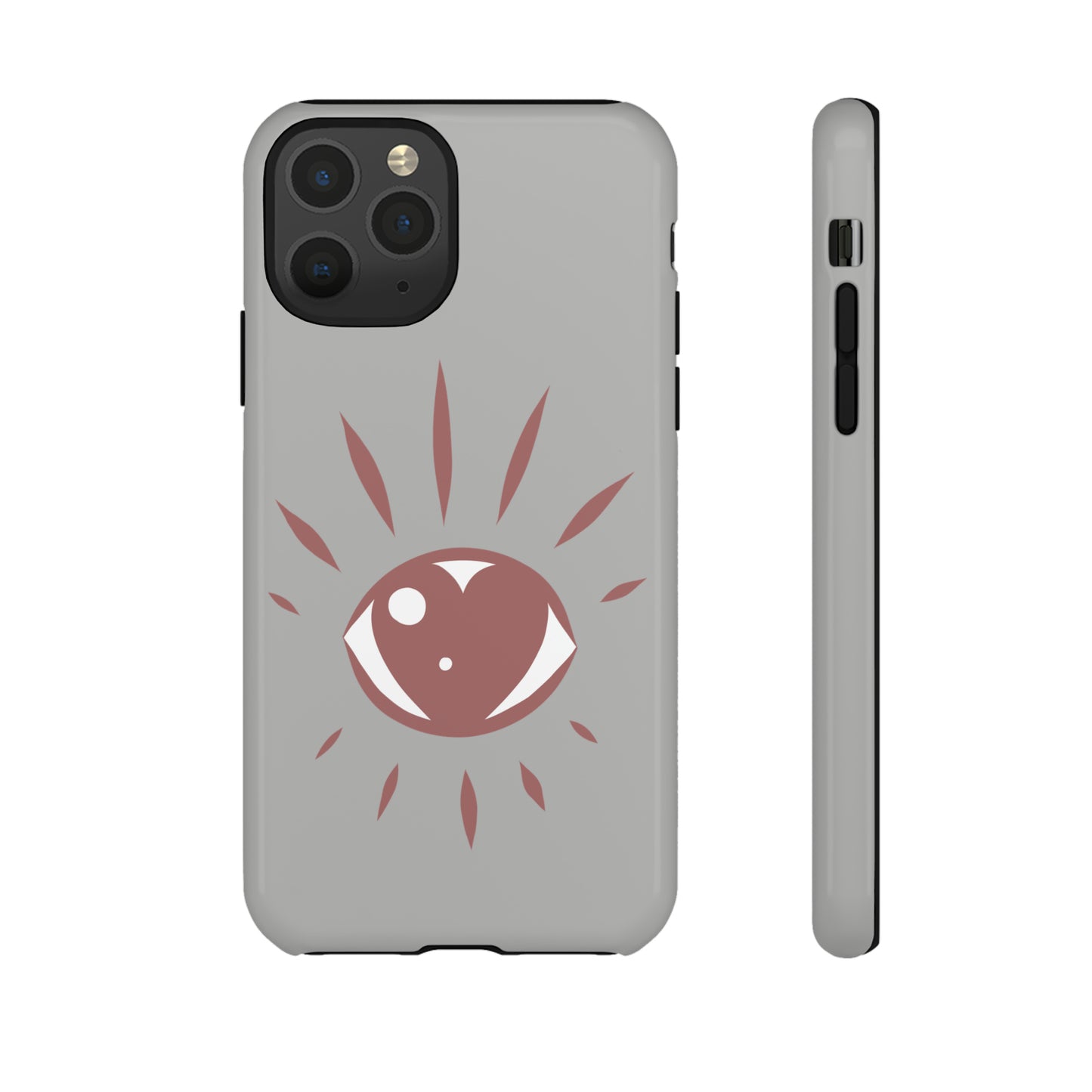 Eye Heart Doodle Graphic Phone Case