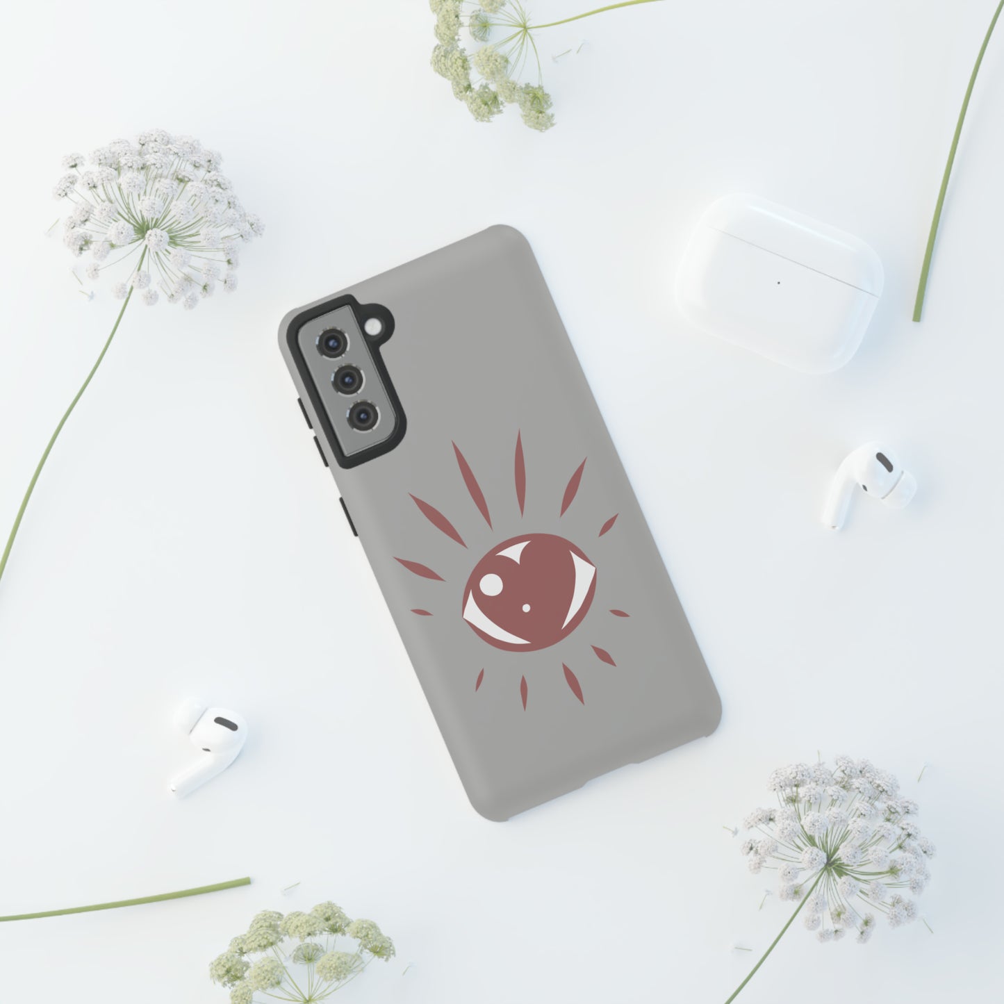 Eye Heart Doodle Graphic Phone Case