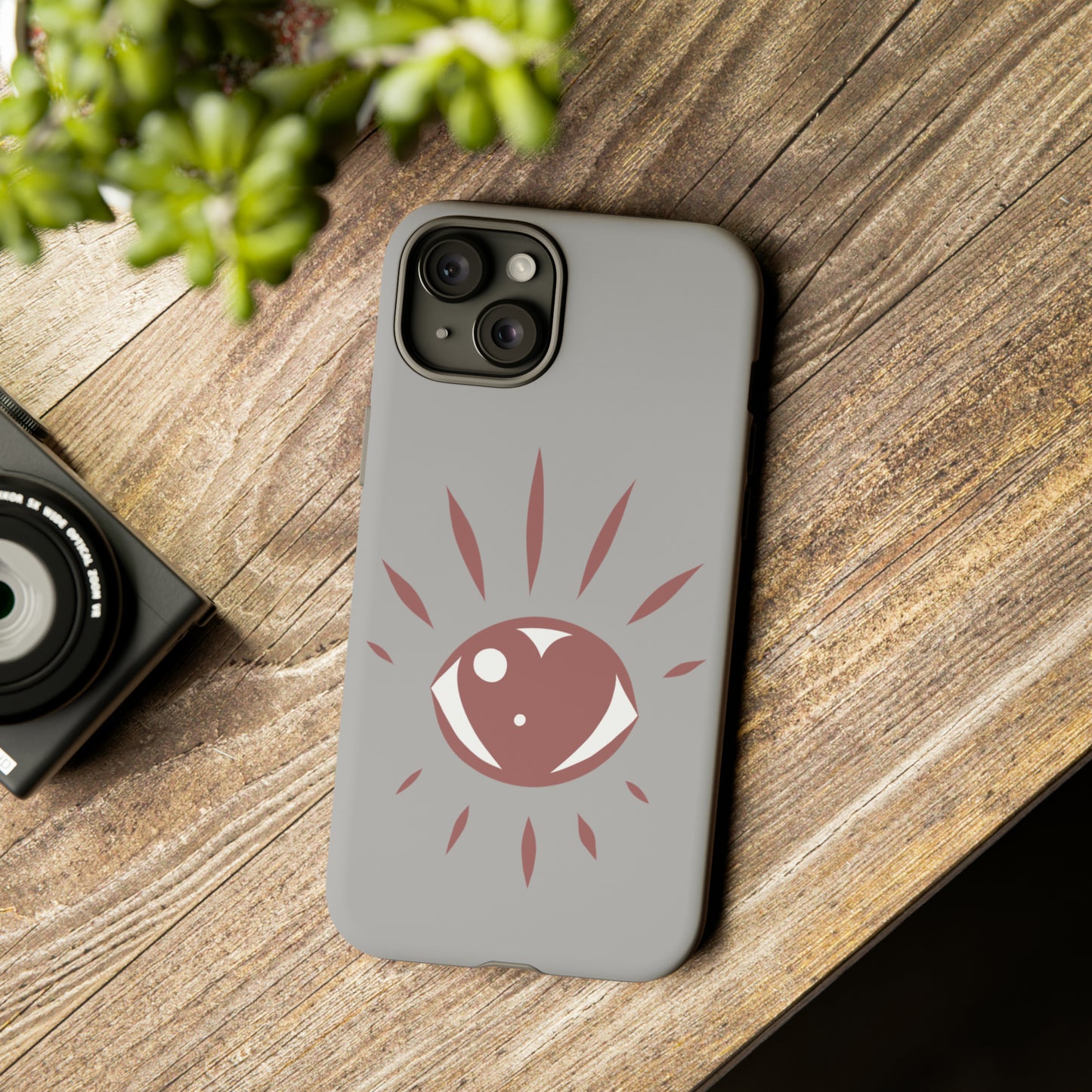 Eye Heart Doodle Graphic Phone Case